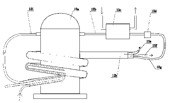 Device for supplying heat to water resource heat pump by combination of solar energy and air energy