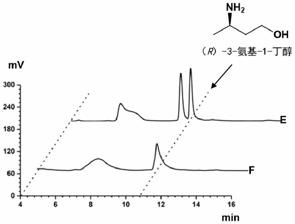 Method for synthesizing (R)-3-amino-1-butanol through double-enzyme cascade catalysis
