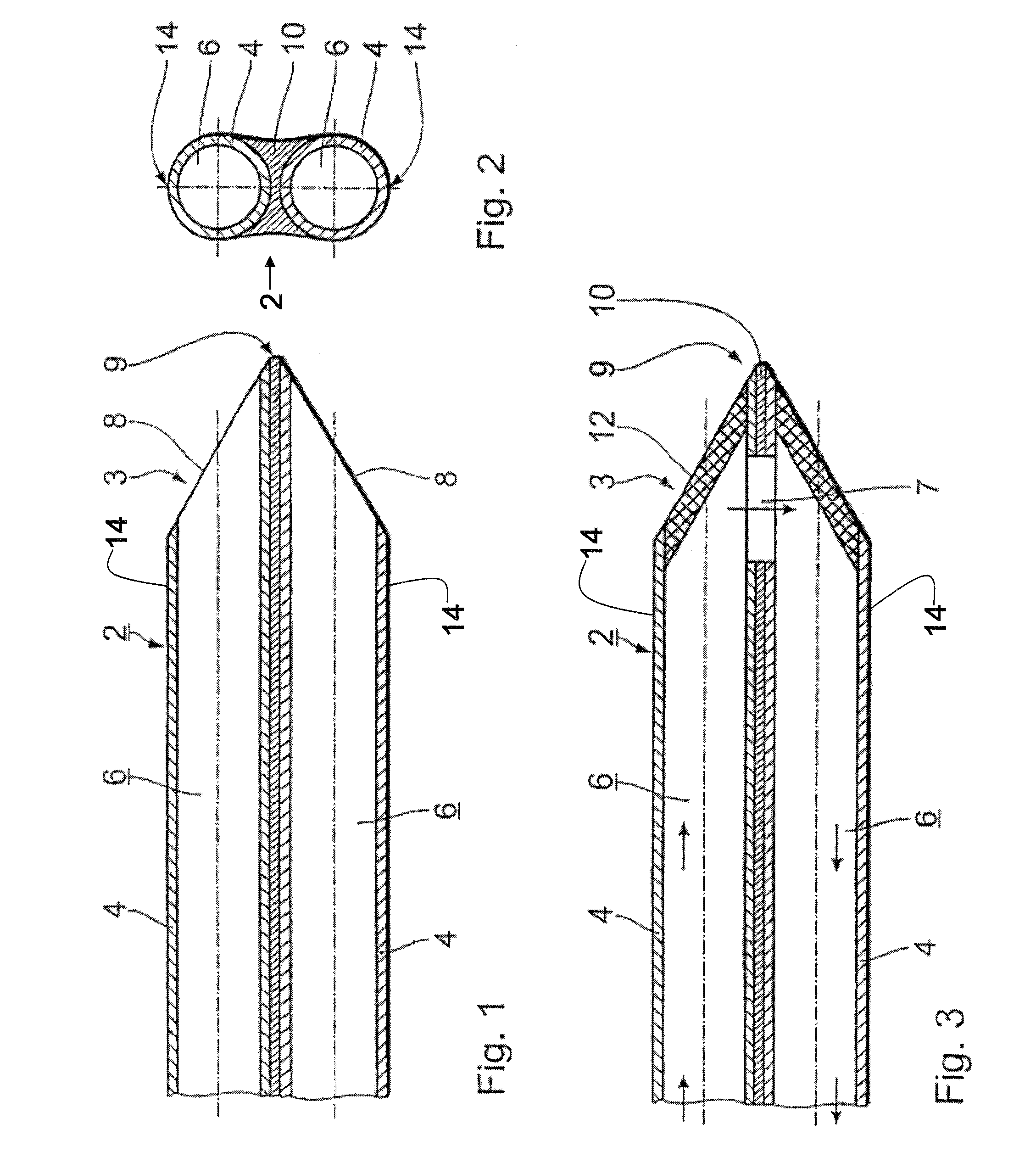 Electrode arrangement for surgical instrument