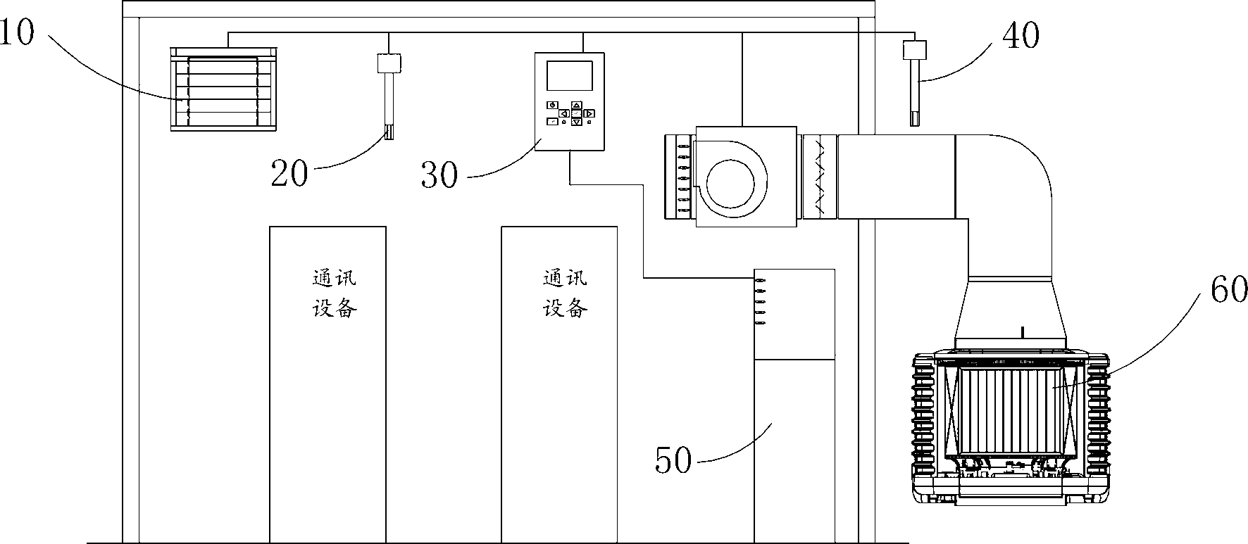 Evaporative type cooling fresh air system and method of adjusting indoor temperature and humidity by using same