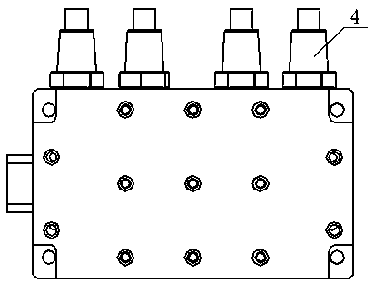 Highly integrated eight-connected valve for electronic control air-suspension of vehicle