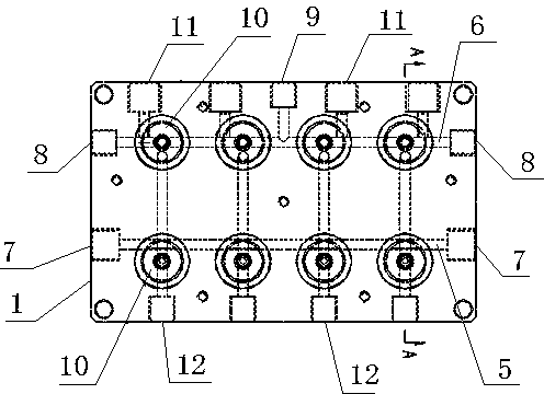 Highly integrated eight-connected valve for electronic control air-suspension of vehicle