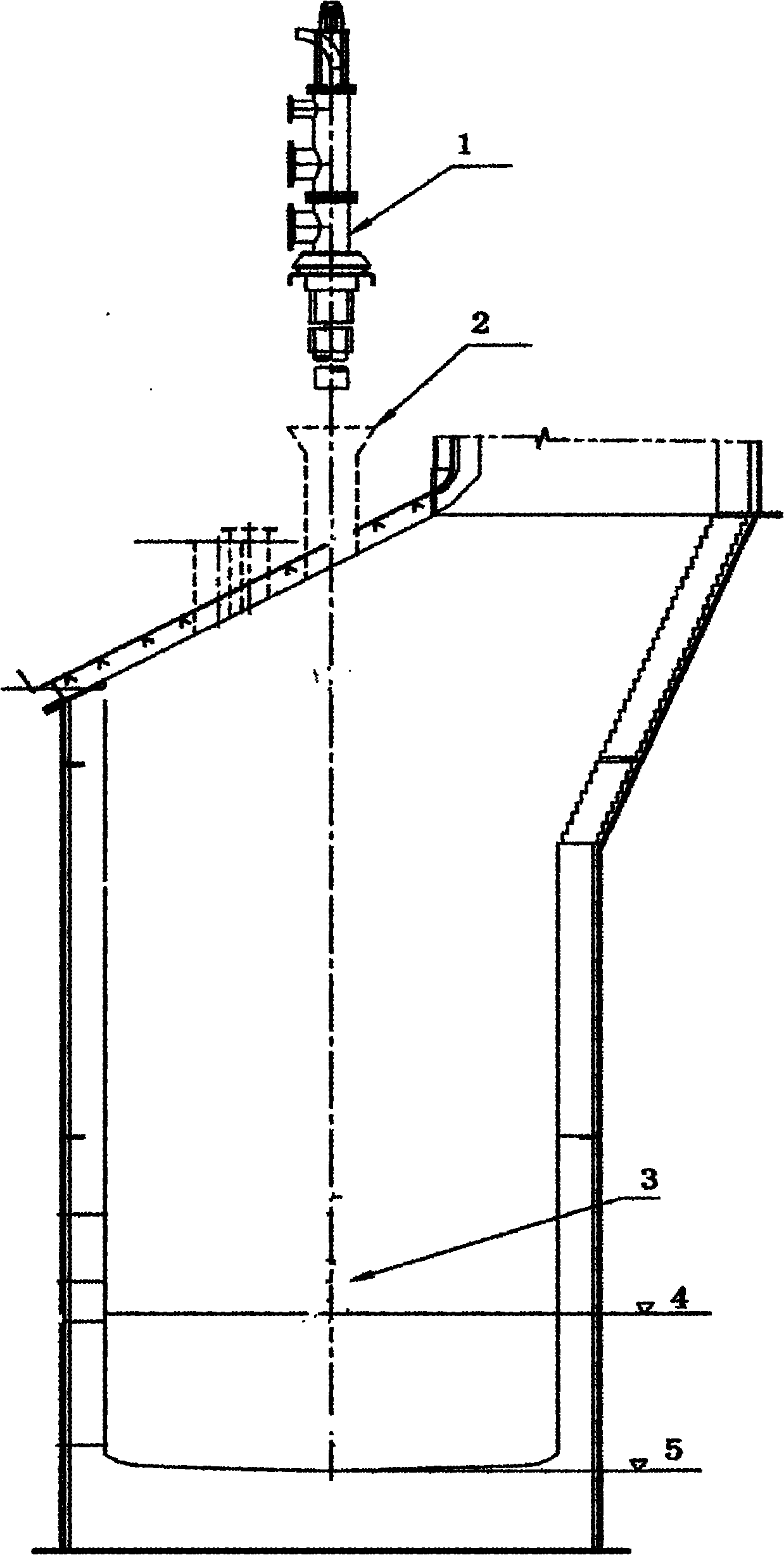Method for smelting nickel ore concentrate by using smelting furnace