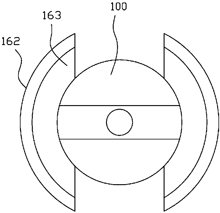 Transverse groove milling mechanism of end-grooved axle for automobile