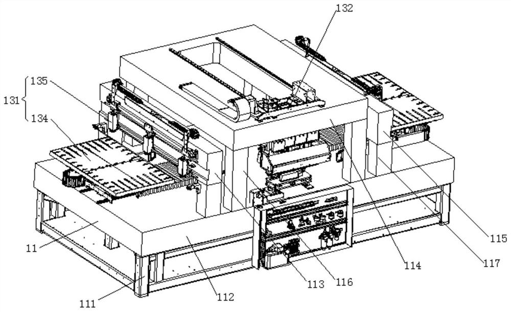 Circuit board double-sided jet printing all-in-one machine and method