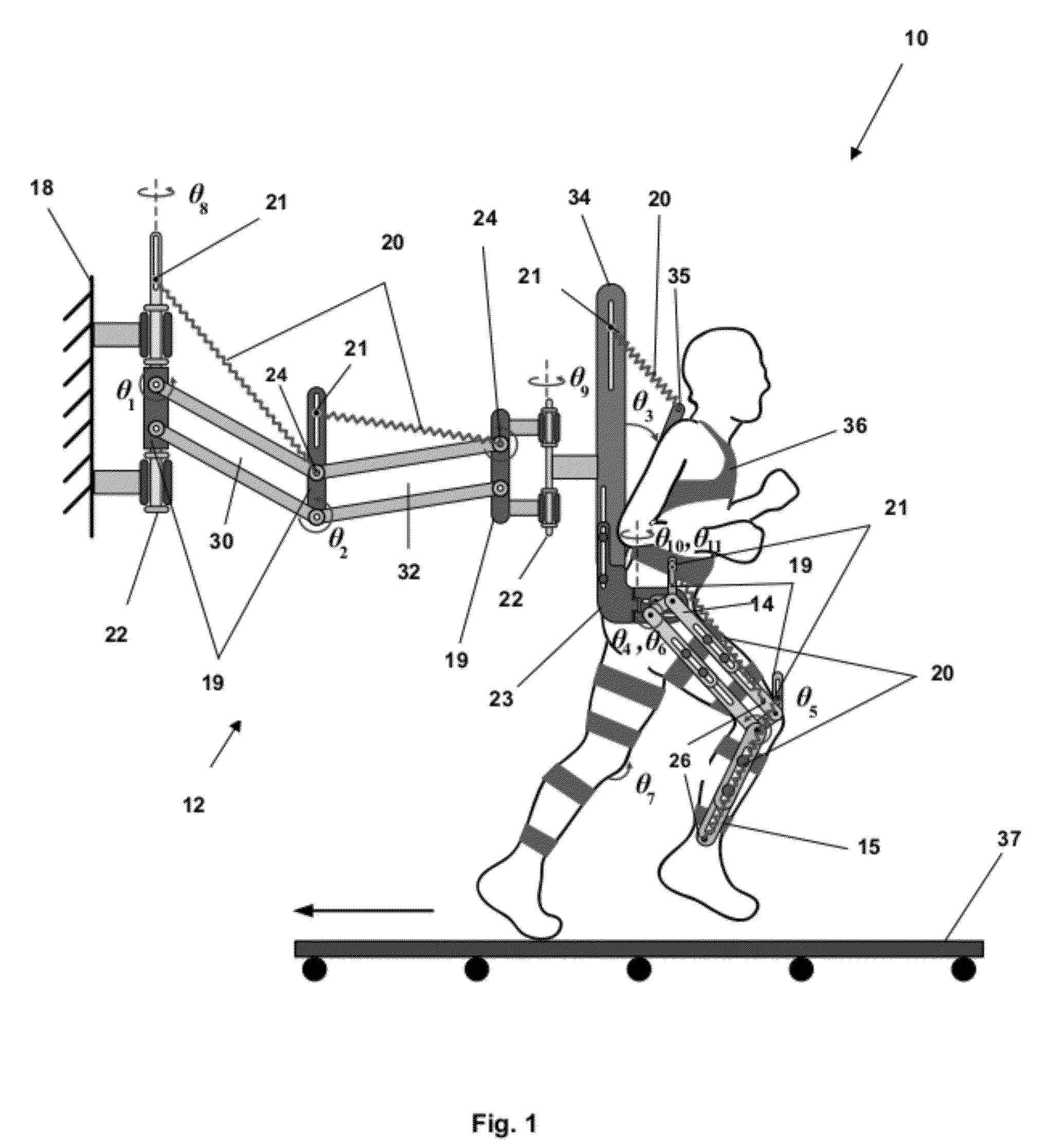 Apparatus and method for reduced-gravity simulation