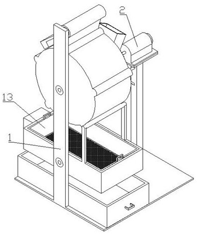 Wheat flour milling device for food processing