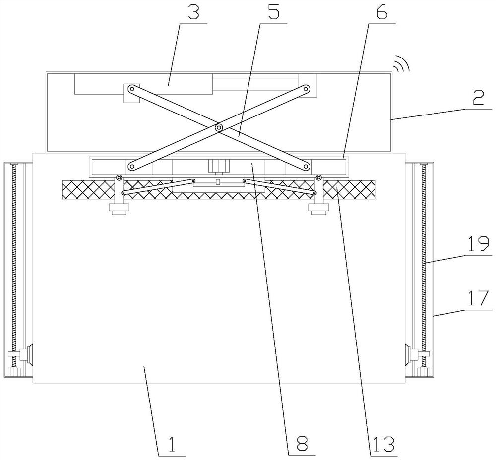 A solar panel cleaning device