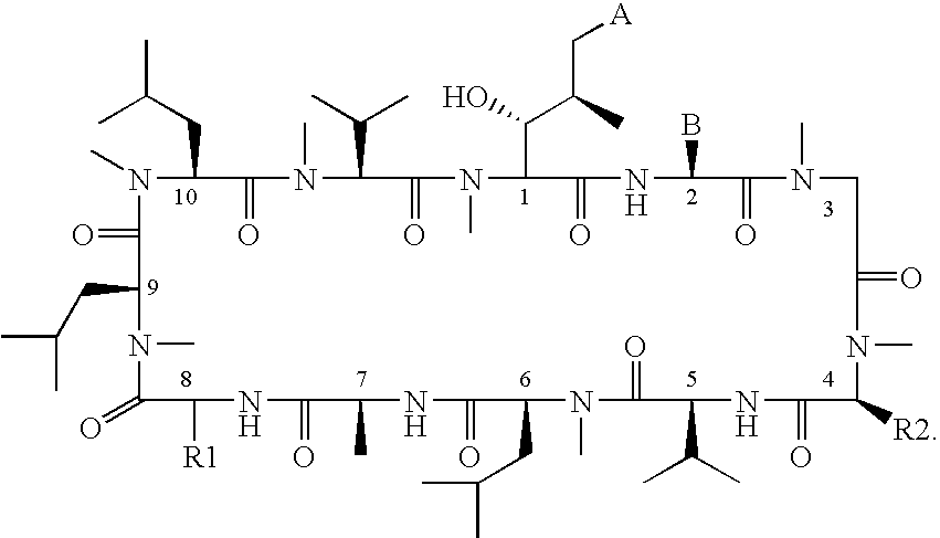 Novel cyclic peptides