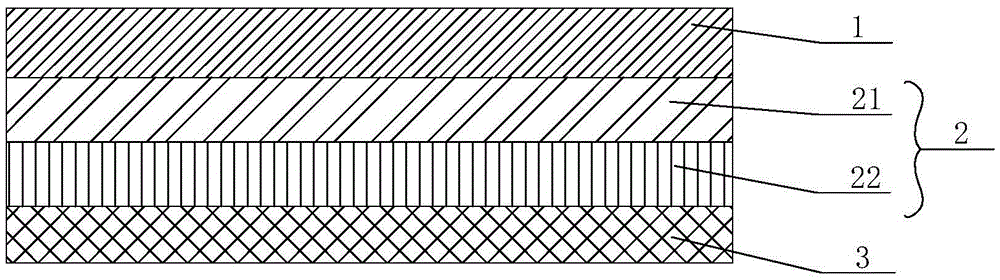 Composite salad sauce packaging membrane and preparation method thereof