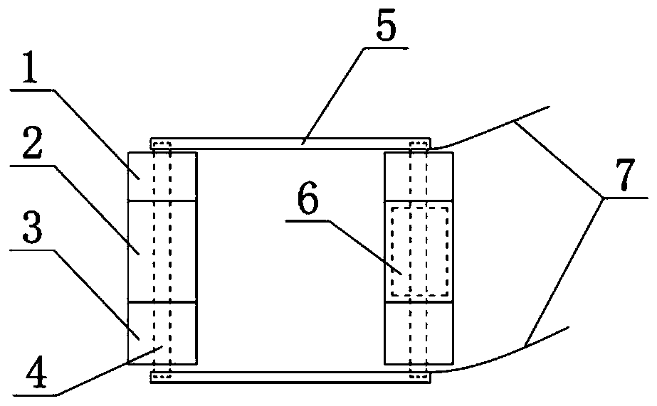 Crawler-type ice guiding structure for river channel in cold region