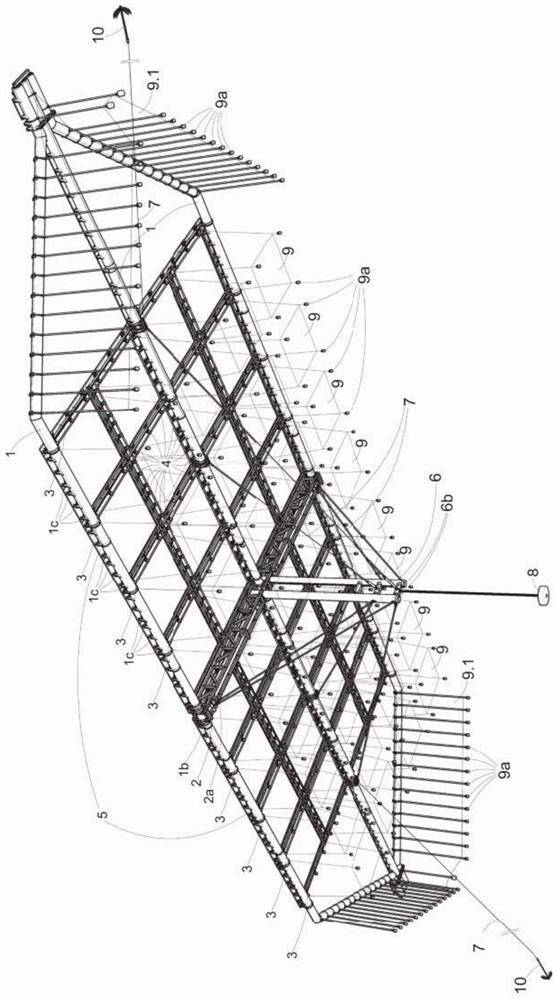 Combinable lifting type net cage