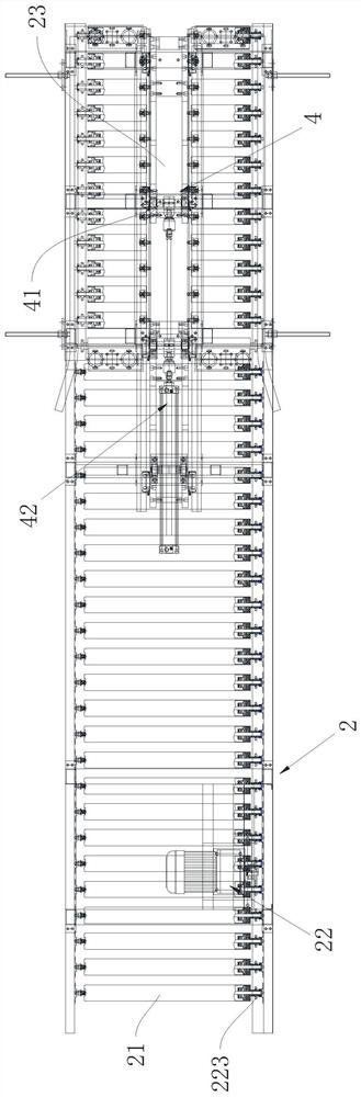 Multi-speed pushing-in machine, air conditioner outdoor unit flexible production line and production method of air conditioner outdoor unit flexible production line