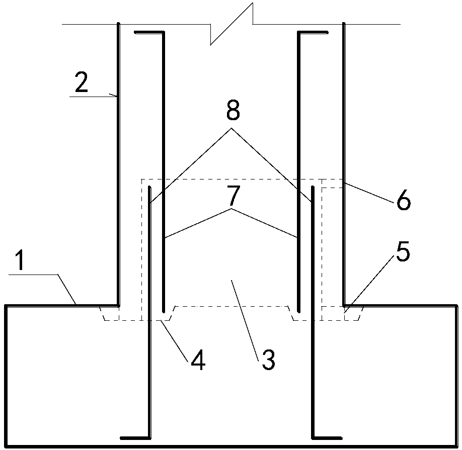 A connection structure of prefabricated bridge piers and prefabricated caps and its butt joint construction method