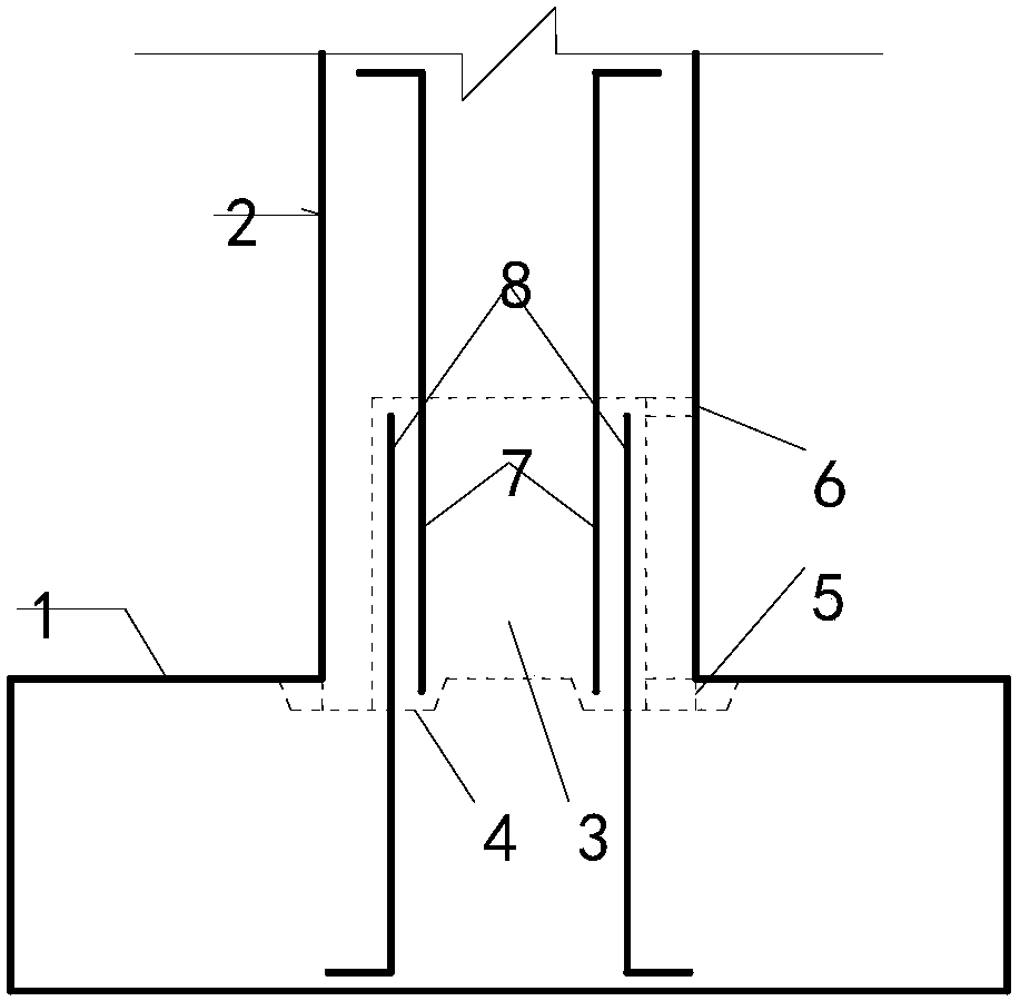 A connection structure of prefabricated bridge piers and prefabricated caps and its butt joint construction method