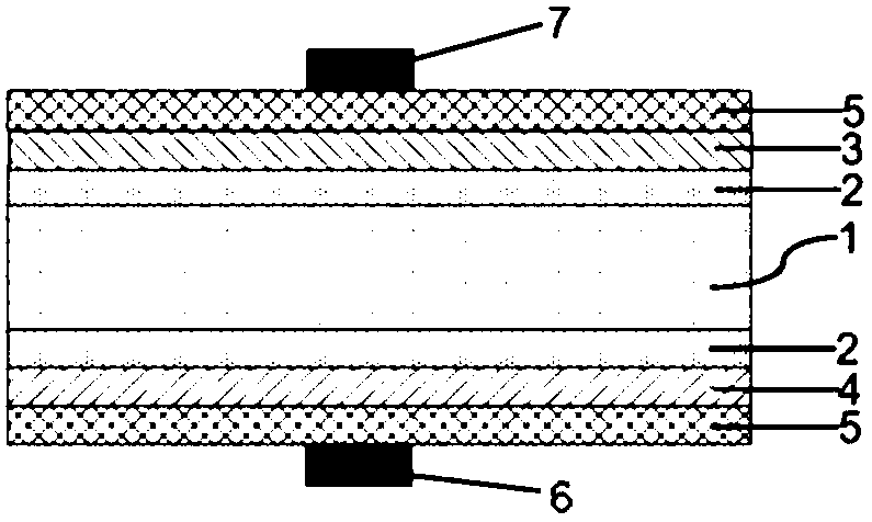 MWT heterojunction silicon solar cell suitable for mass production and preparation method thereof