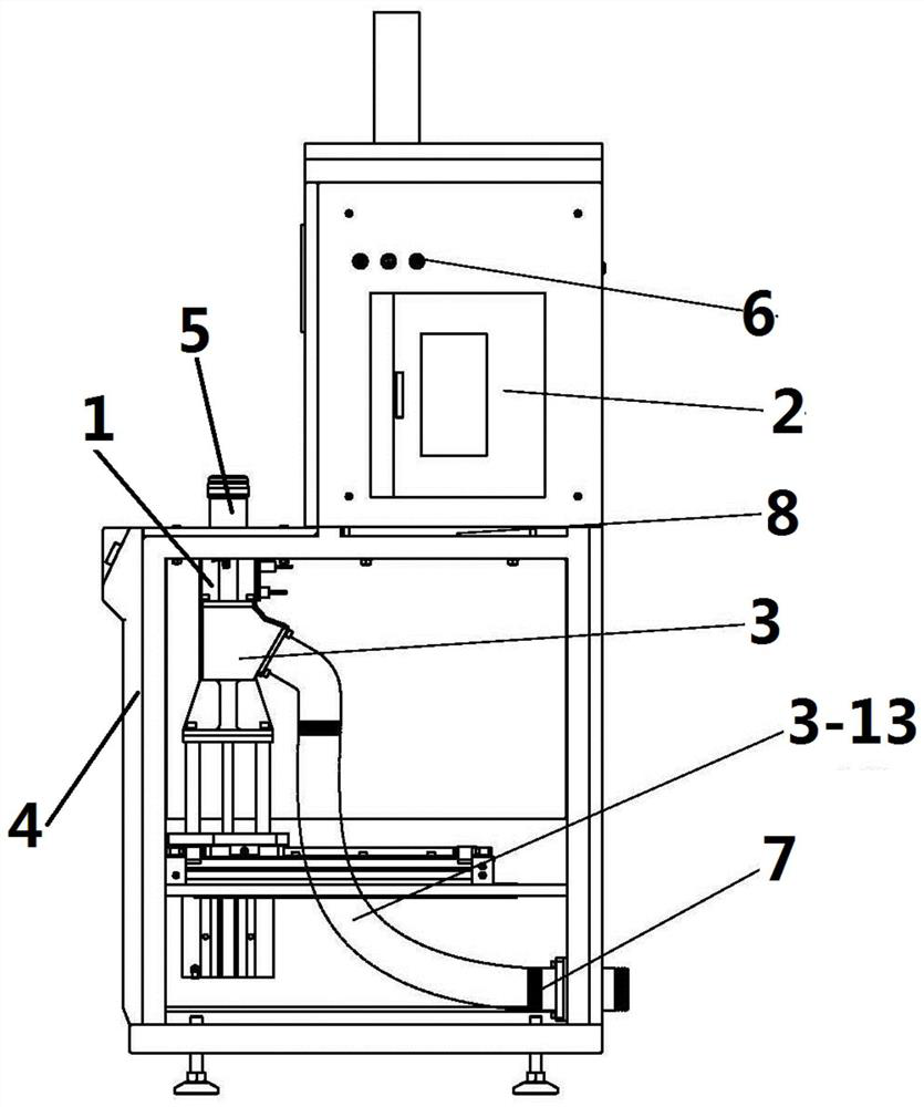 Semi-automatic sample can delivery equipment