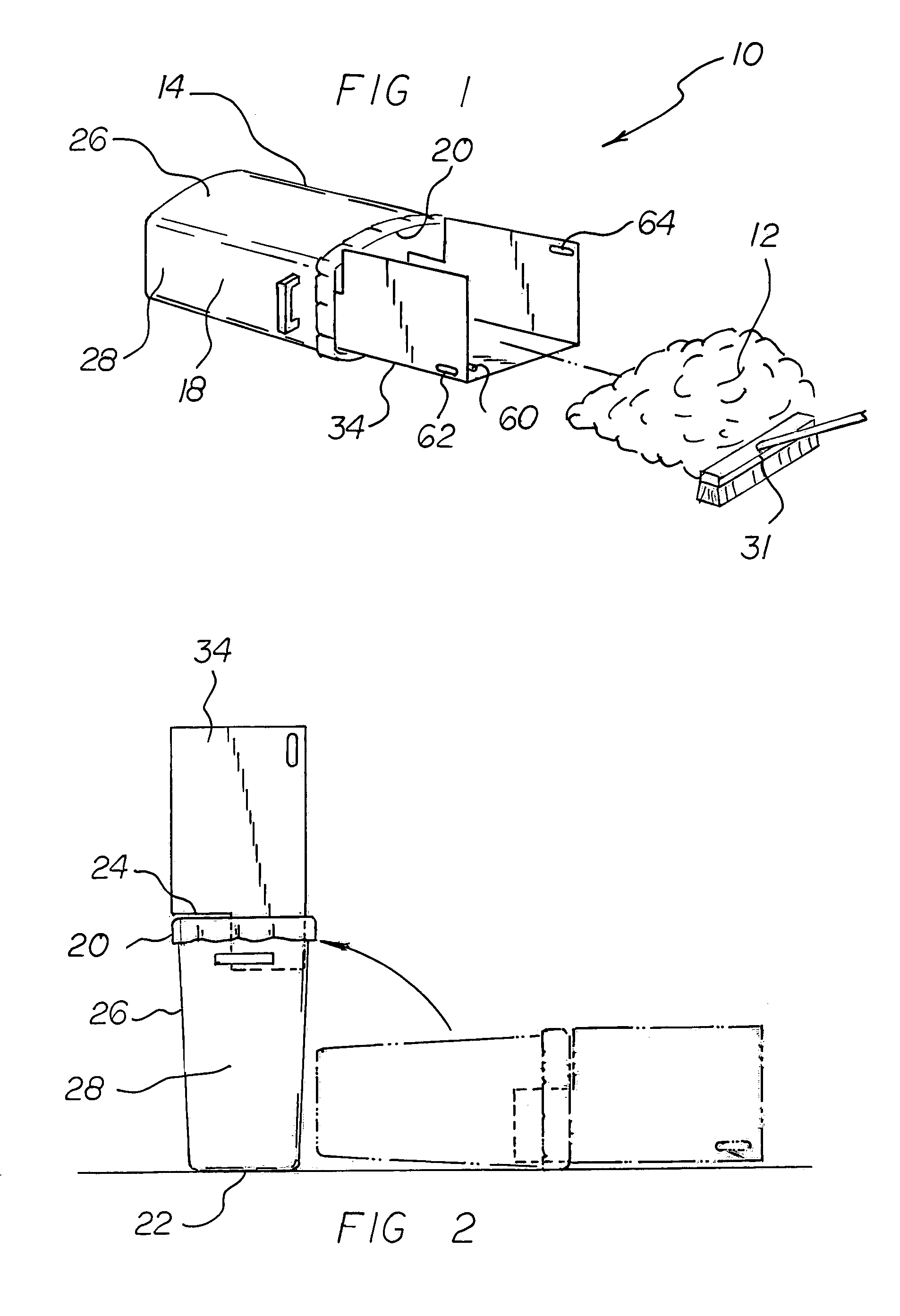 Leaf collecting system