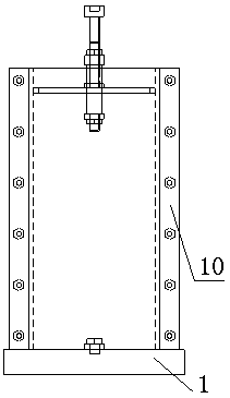 Filling body and surrounding rock composite rock mass routine test sample manufacturing mould and manufacturing method