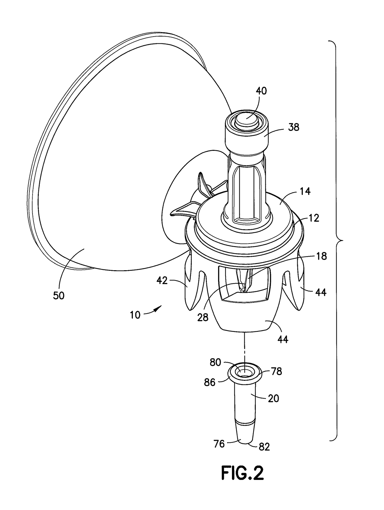 Piercing member for container access device