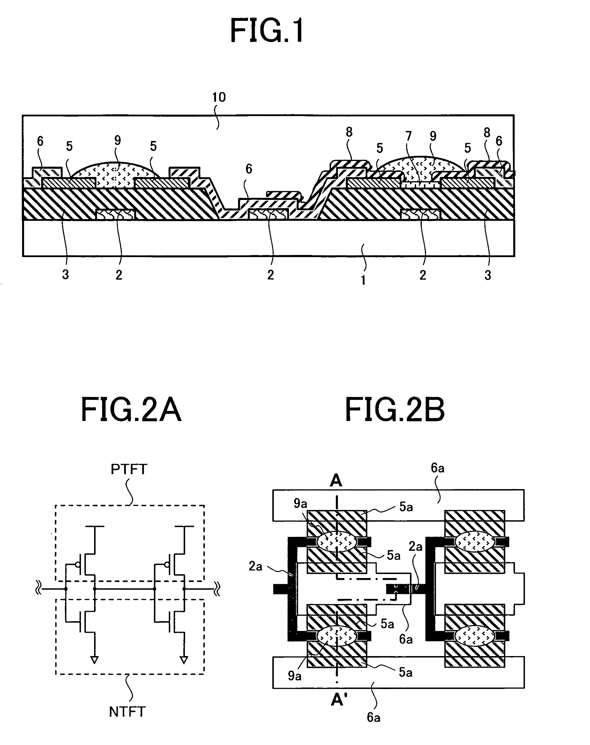 Thin-film transistor device and a method for manufacturing the same