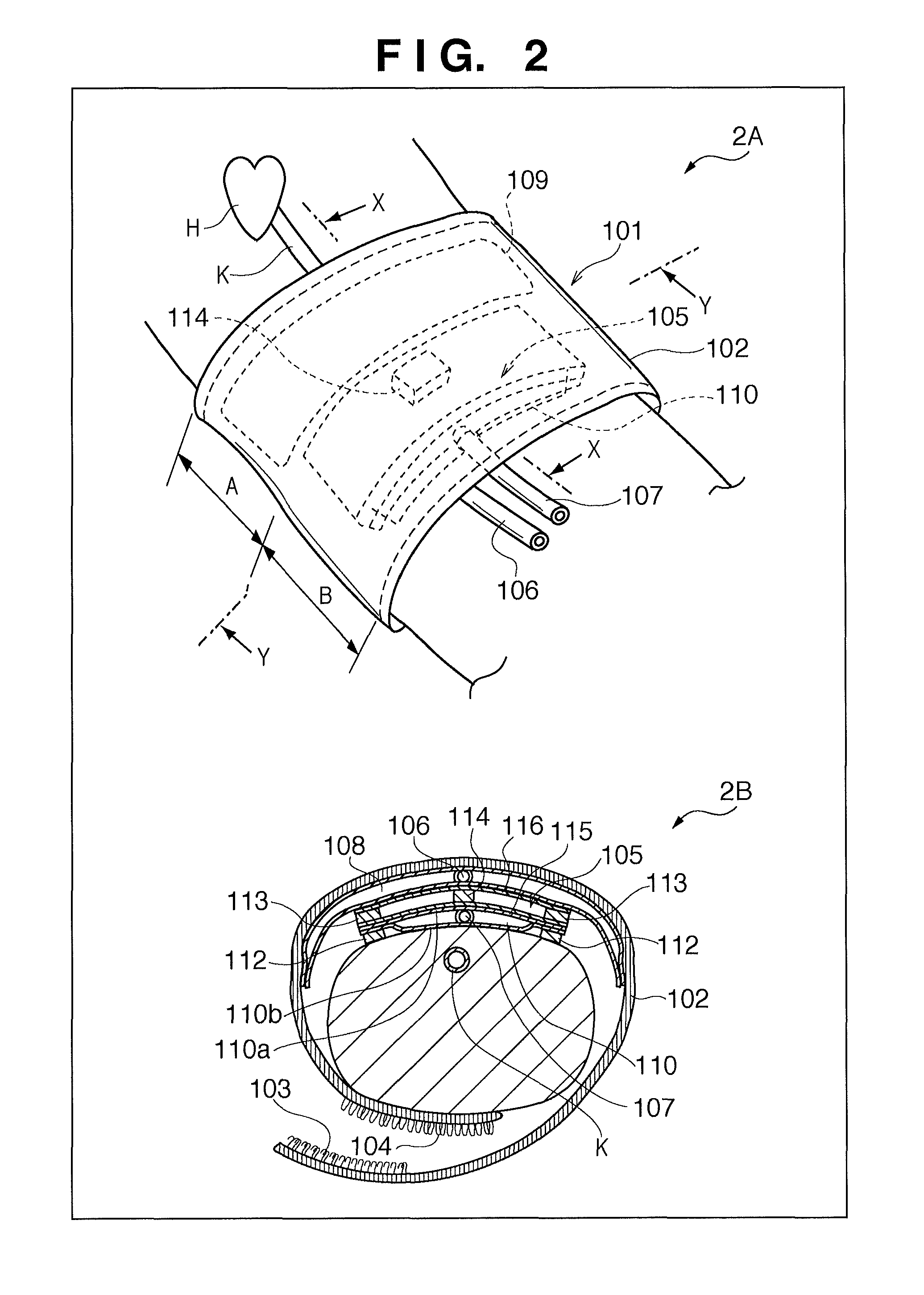 Blood pressure measuring cuff, blood pressure measuring apparatus, blood pressure measuring method, cuff, and cuff manufacturing method