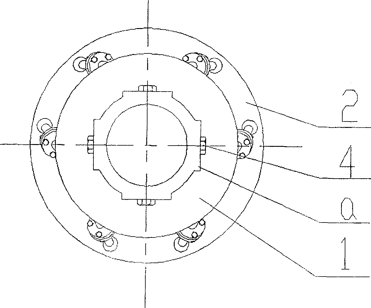 Piezoelectric six-dimensional large force sensor