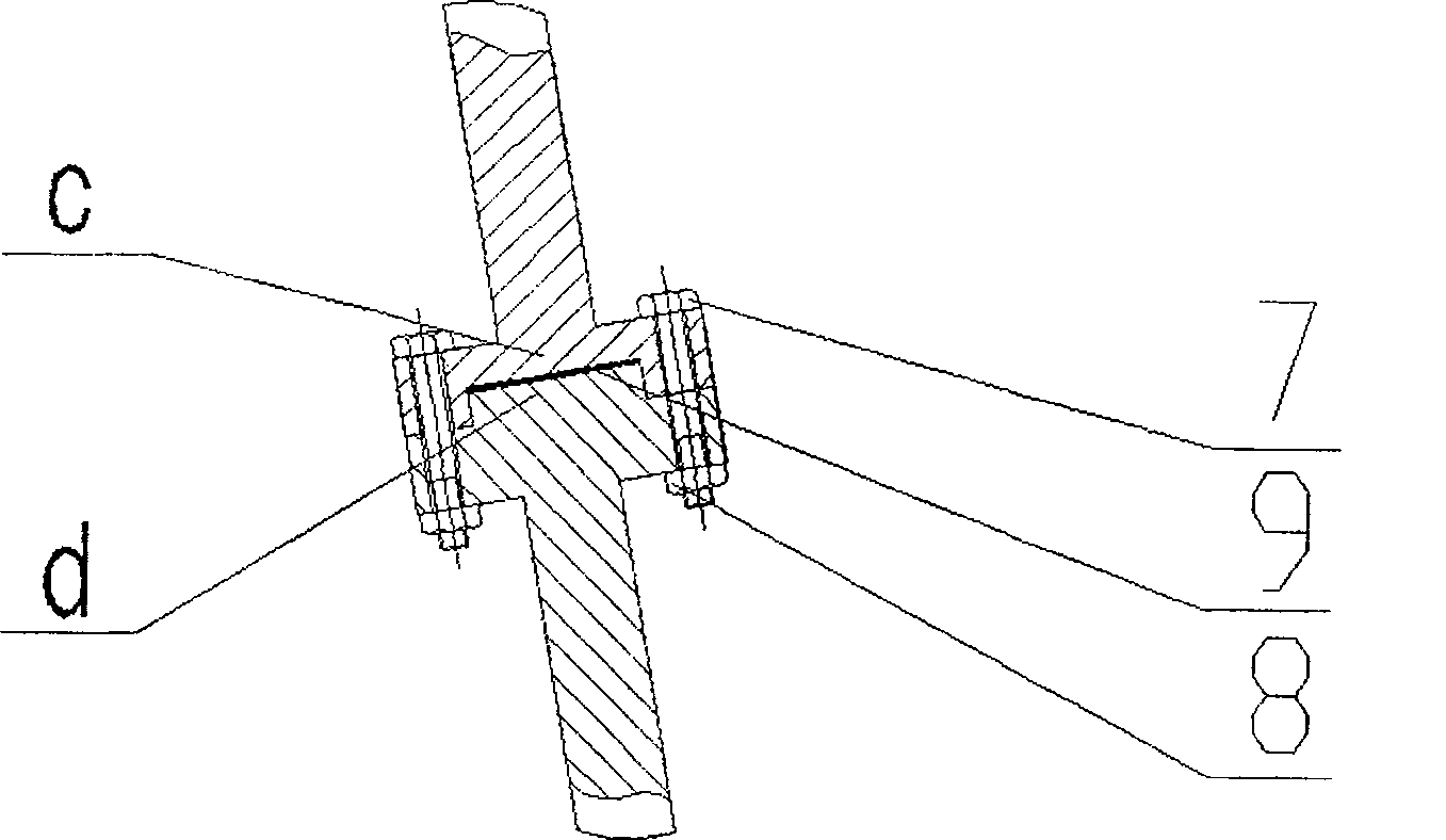 Piezoelectric six-dimensional large force sensor