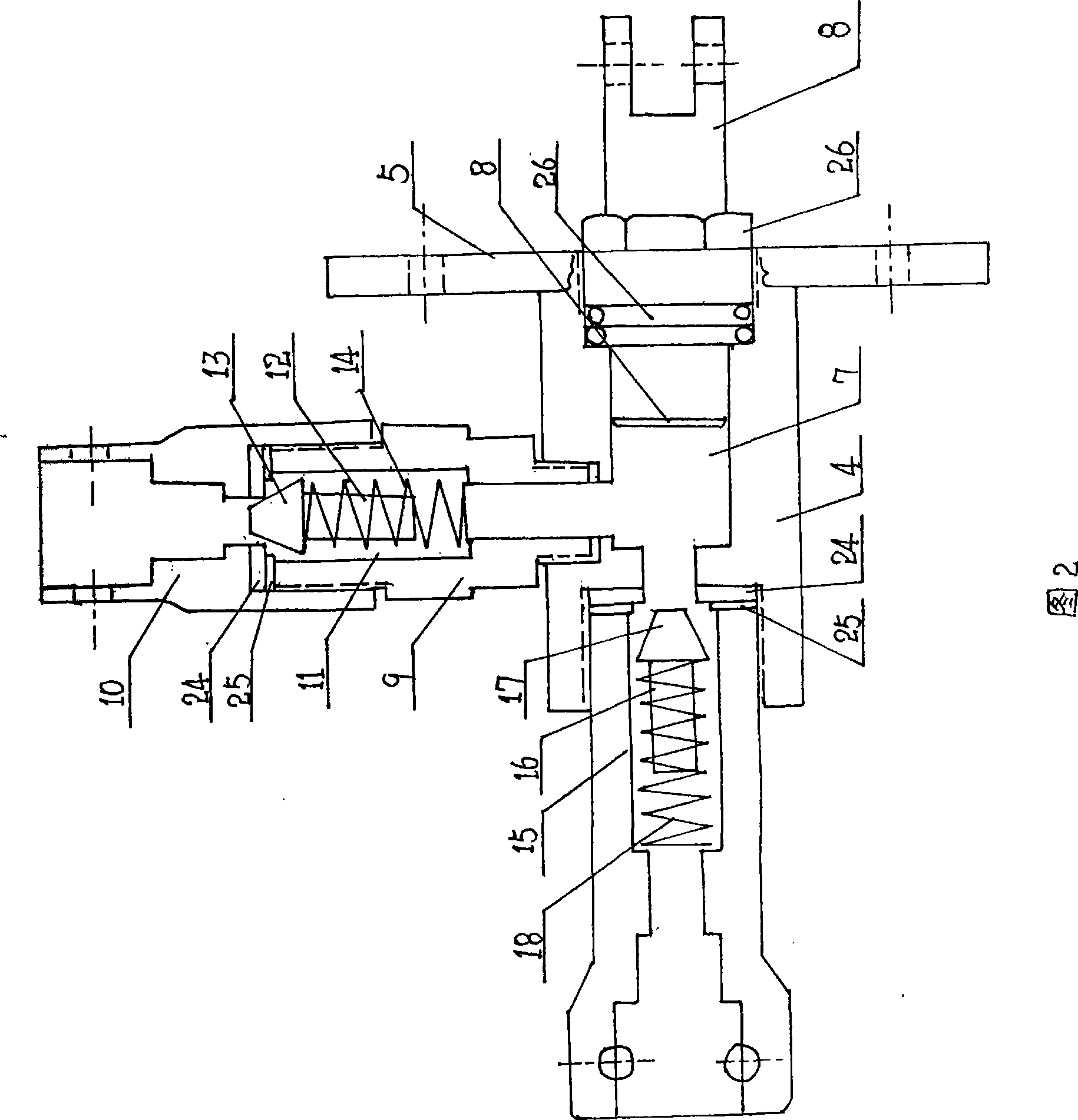 Concrete broken plate repair grouting device and method thereof