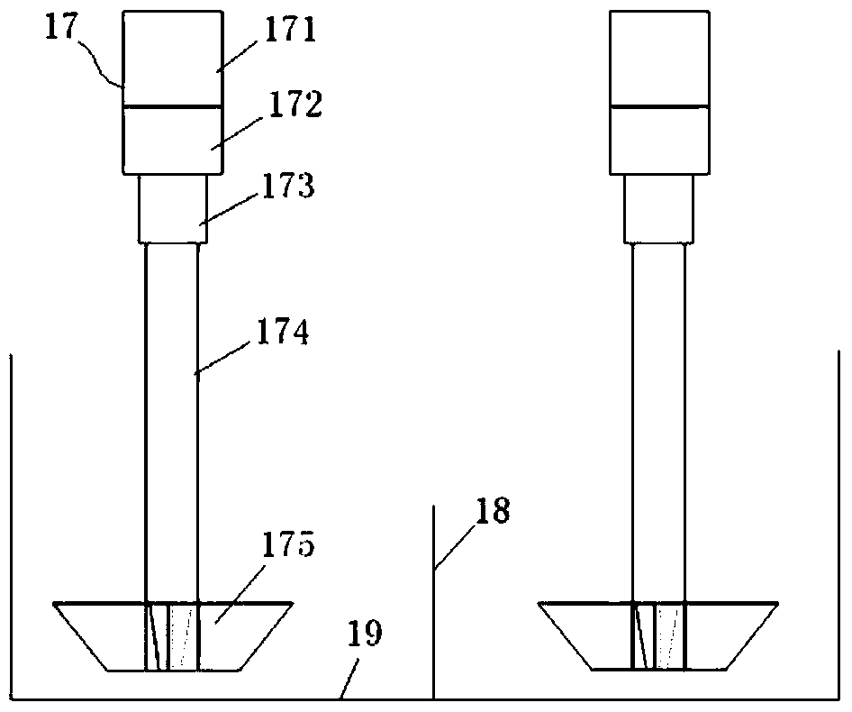 A device for preparing electroplated diamond wire saw