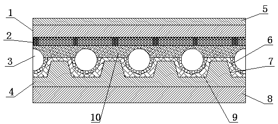 Air brushing light reflection film and preparation technology thereof