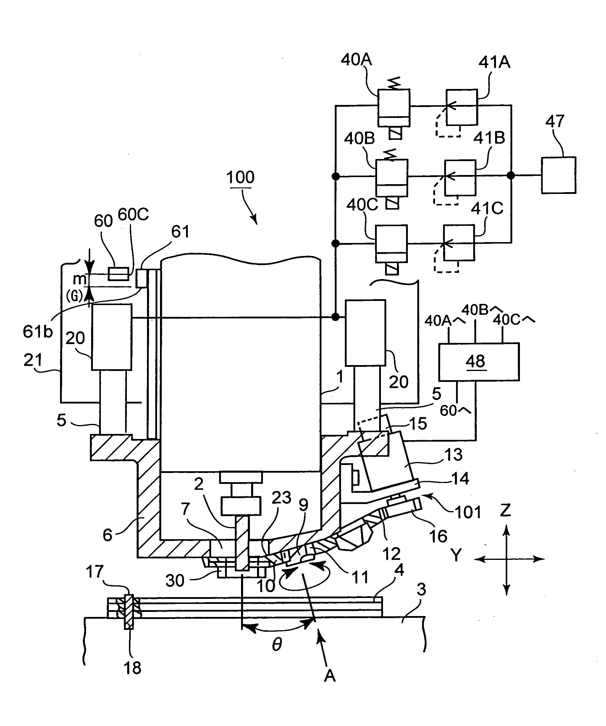 Printed circuit board machinging apparatus