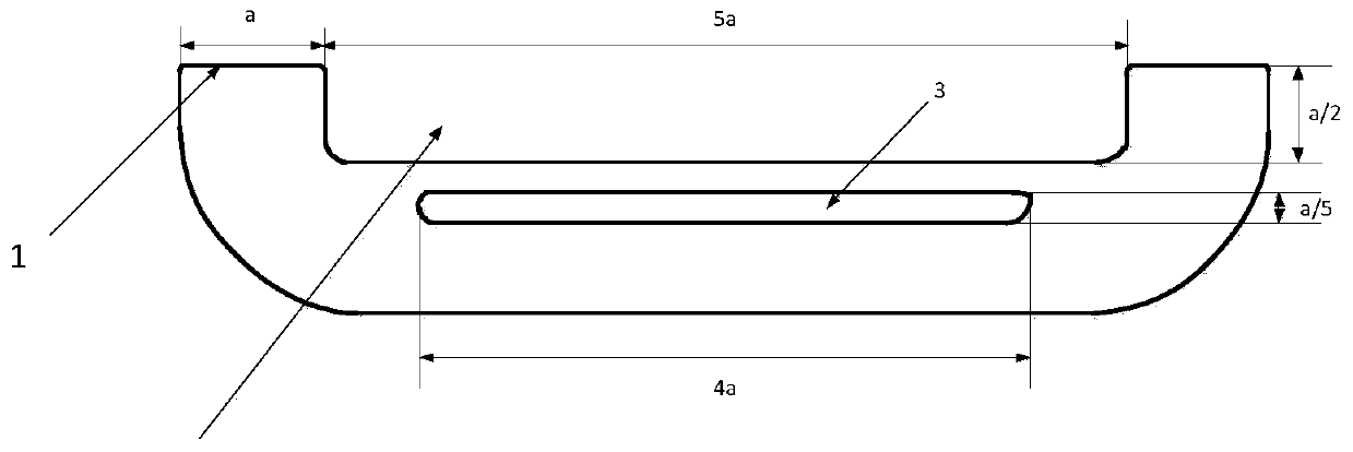 Hollowed-out-type SUV rear spoiler capable of reducing resistance and lift force