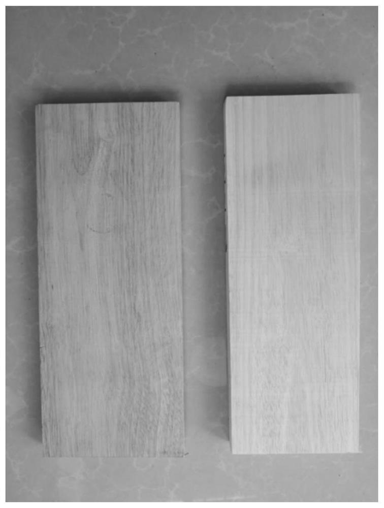 Treatment method for reducing content of starch, protein and saccharides in rubber wood