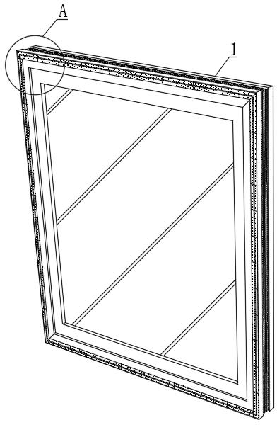 Aluminum steel window anti-collision treatment device and using method thereof