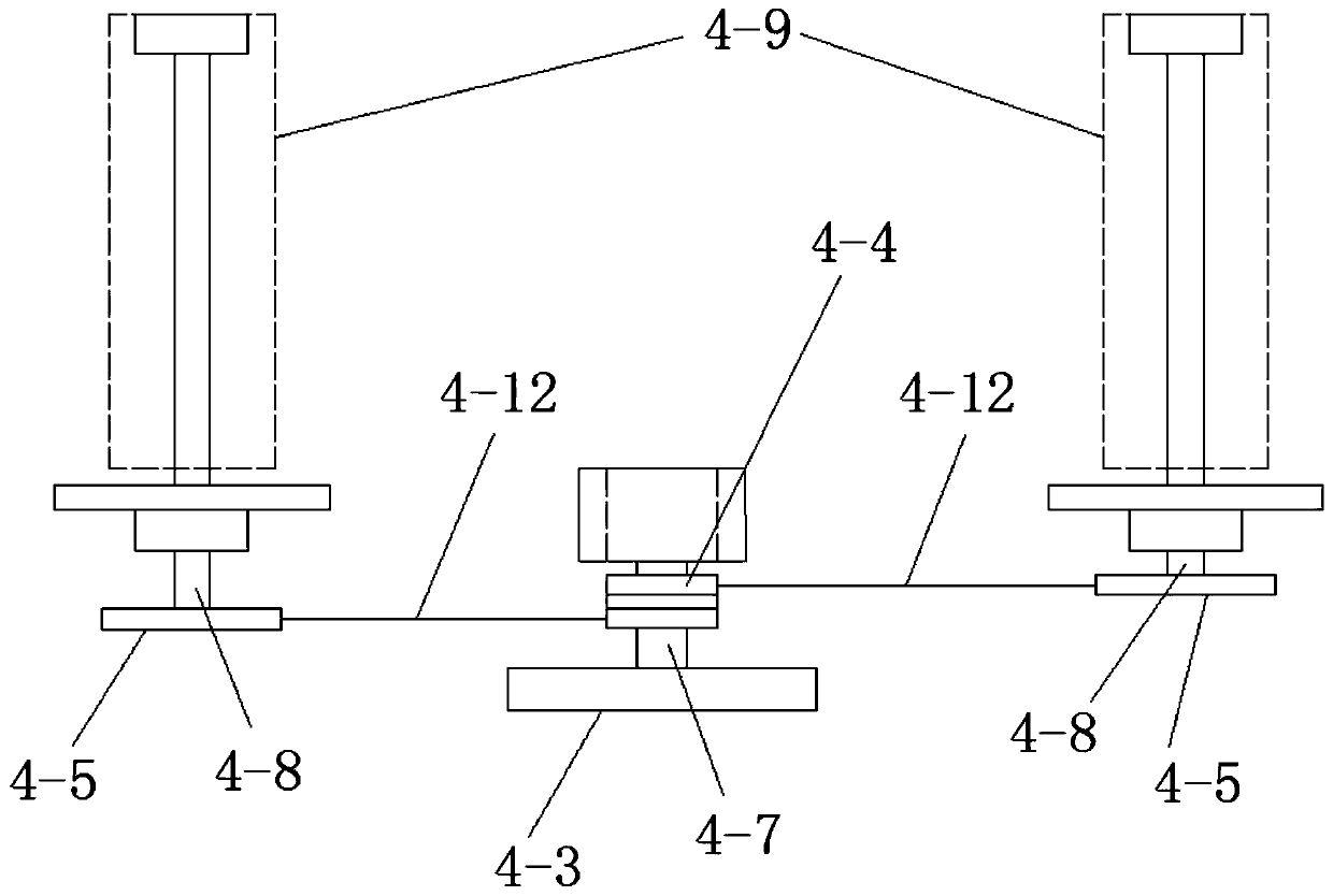 Integrated profile tenon and threading hole processing device for rail vehicle frame