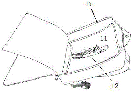 Portable computer backpack