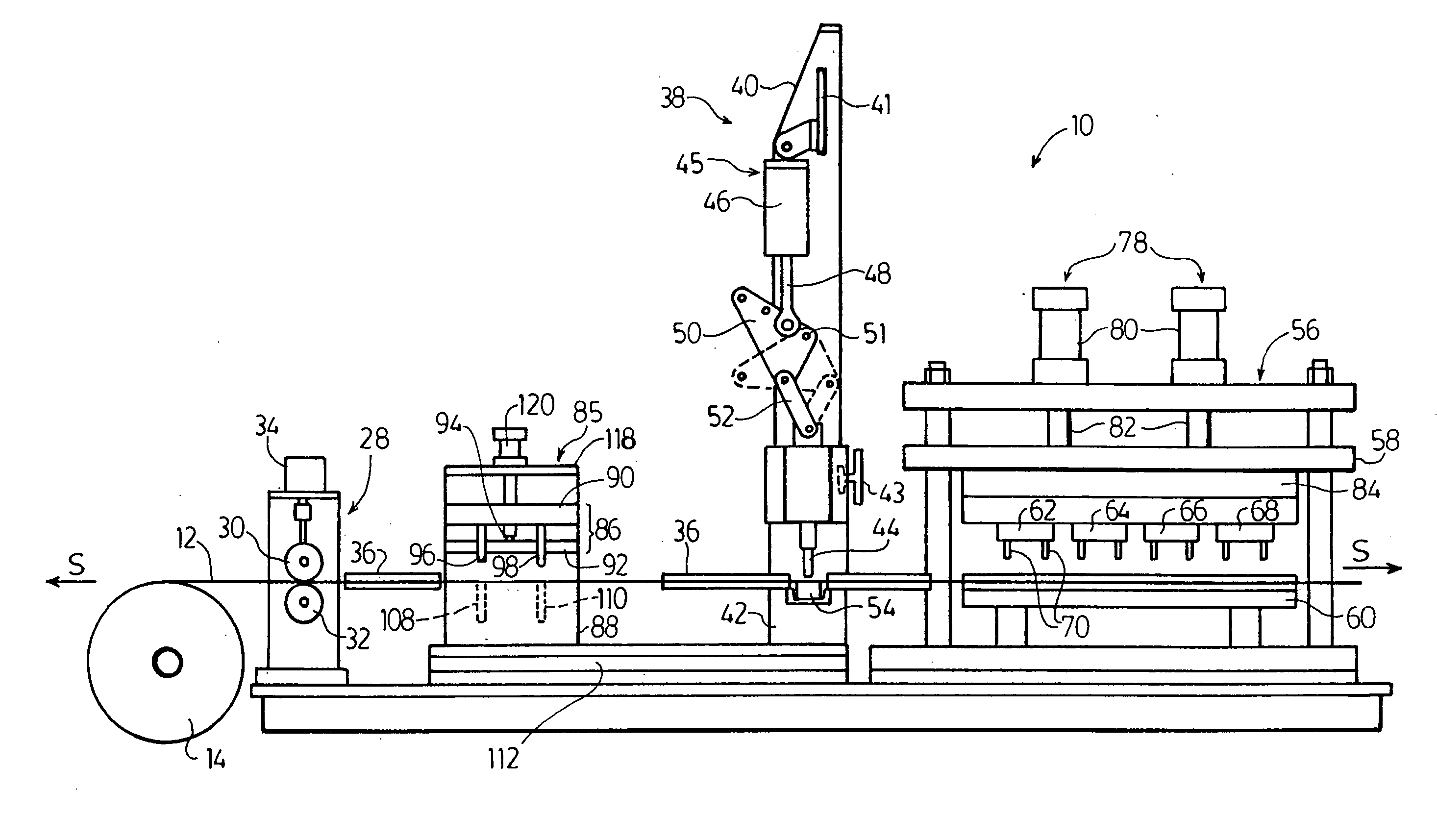 Apparatus and method for forming shaped articles