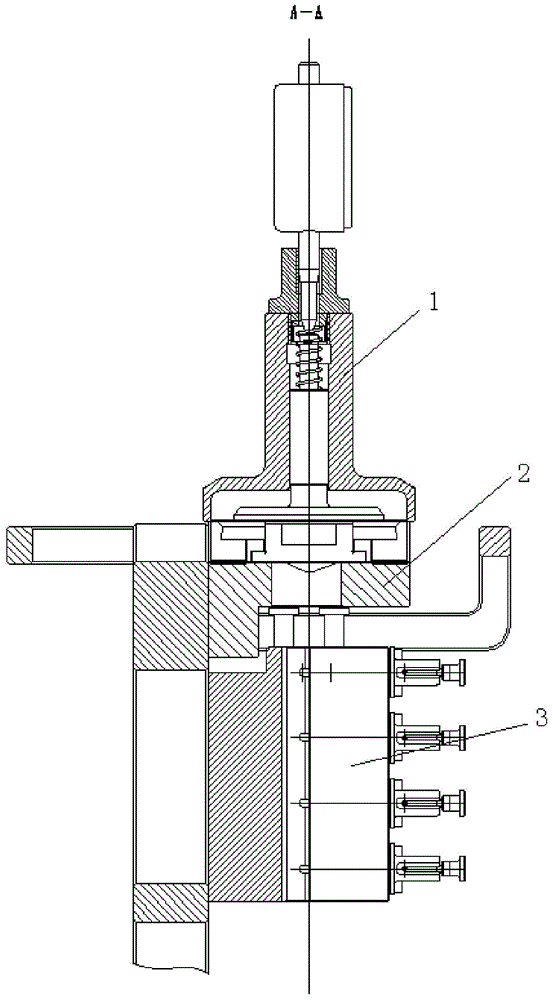 Measurement gauge for disc cone height of air valve