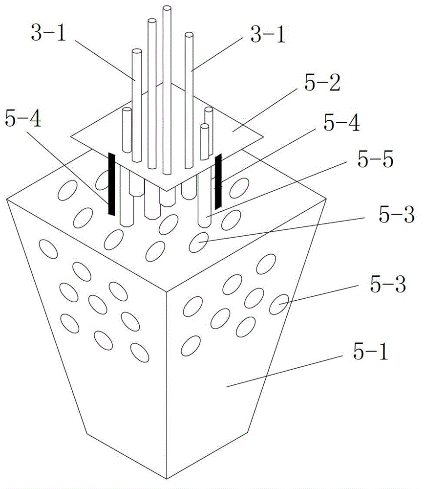 Construction structure and construction method of anchor pile for large-tonnage test pile