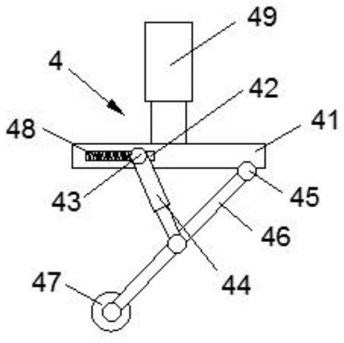 A processing and setting device for loaf bread and its working method