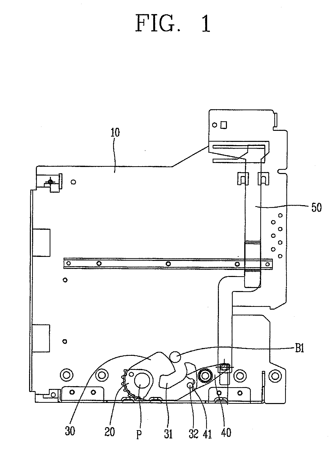 Draw in-out apparatus for air circuit breaker