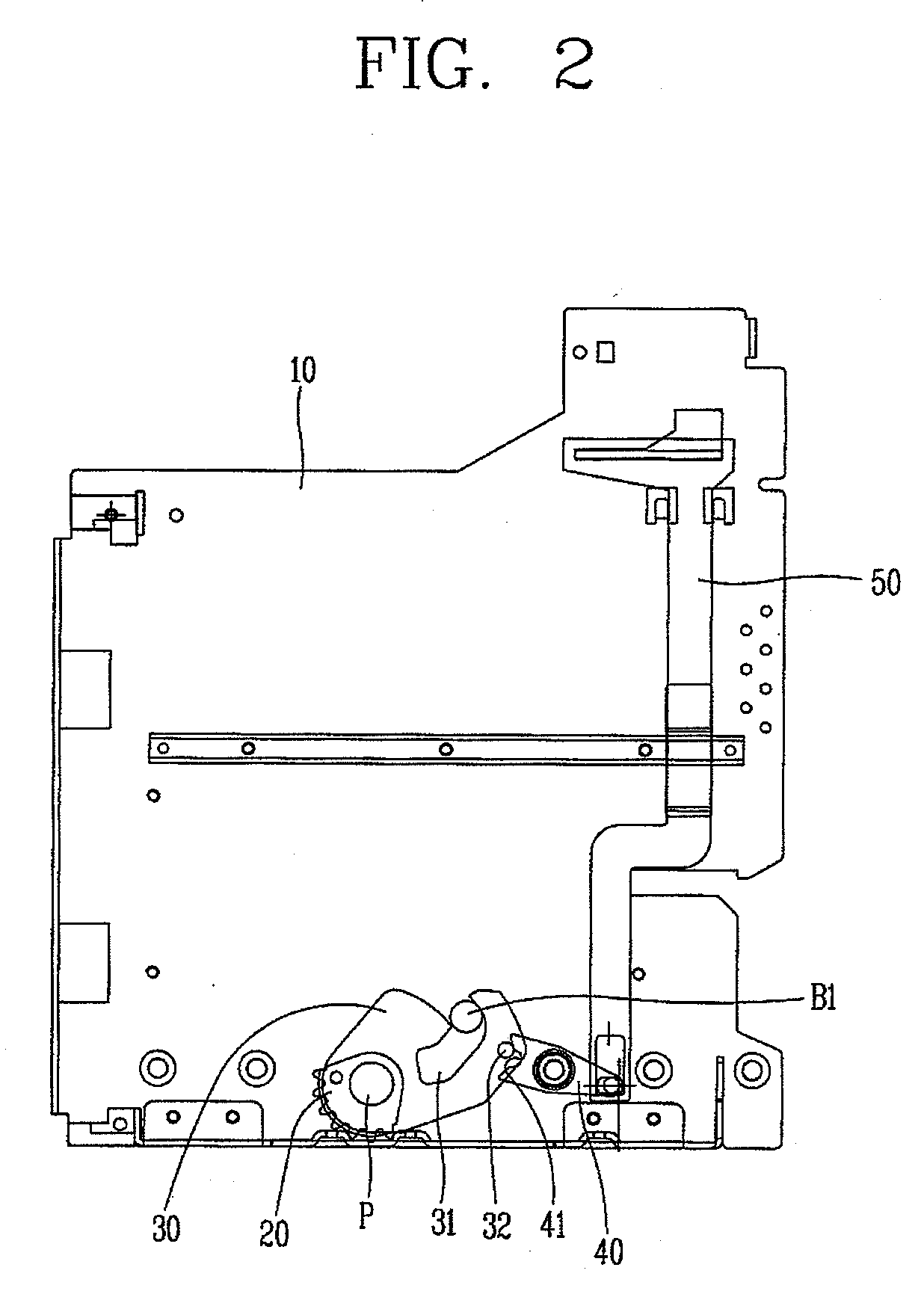 Draw in-out apparatus for air circuit breaker