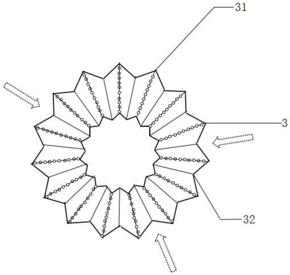 Device and method for trapping and removing mercury in atmosphere