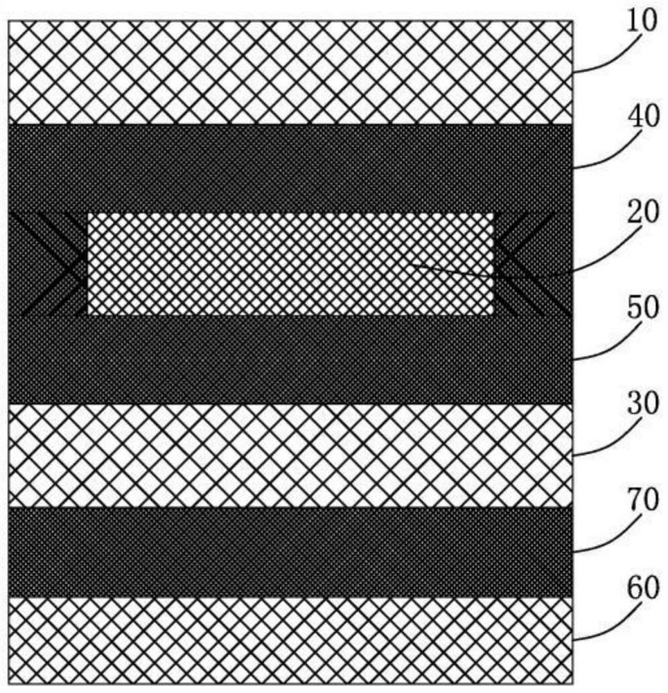 Insulation shielding composite film capable of storing heat and high in safety and application of insulation shielding composite film