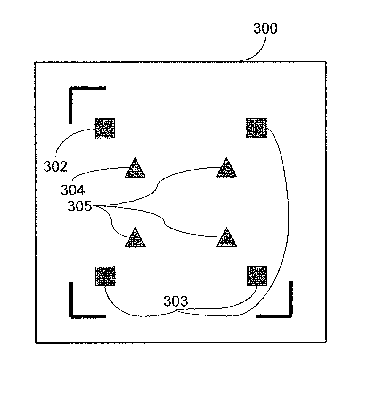 Method for producing printed patches for optical and high-contrast guidance