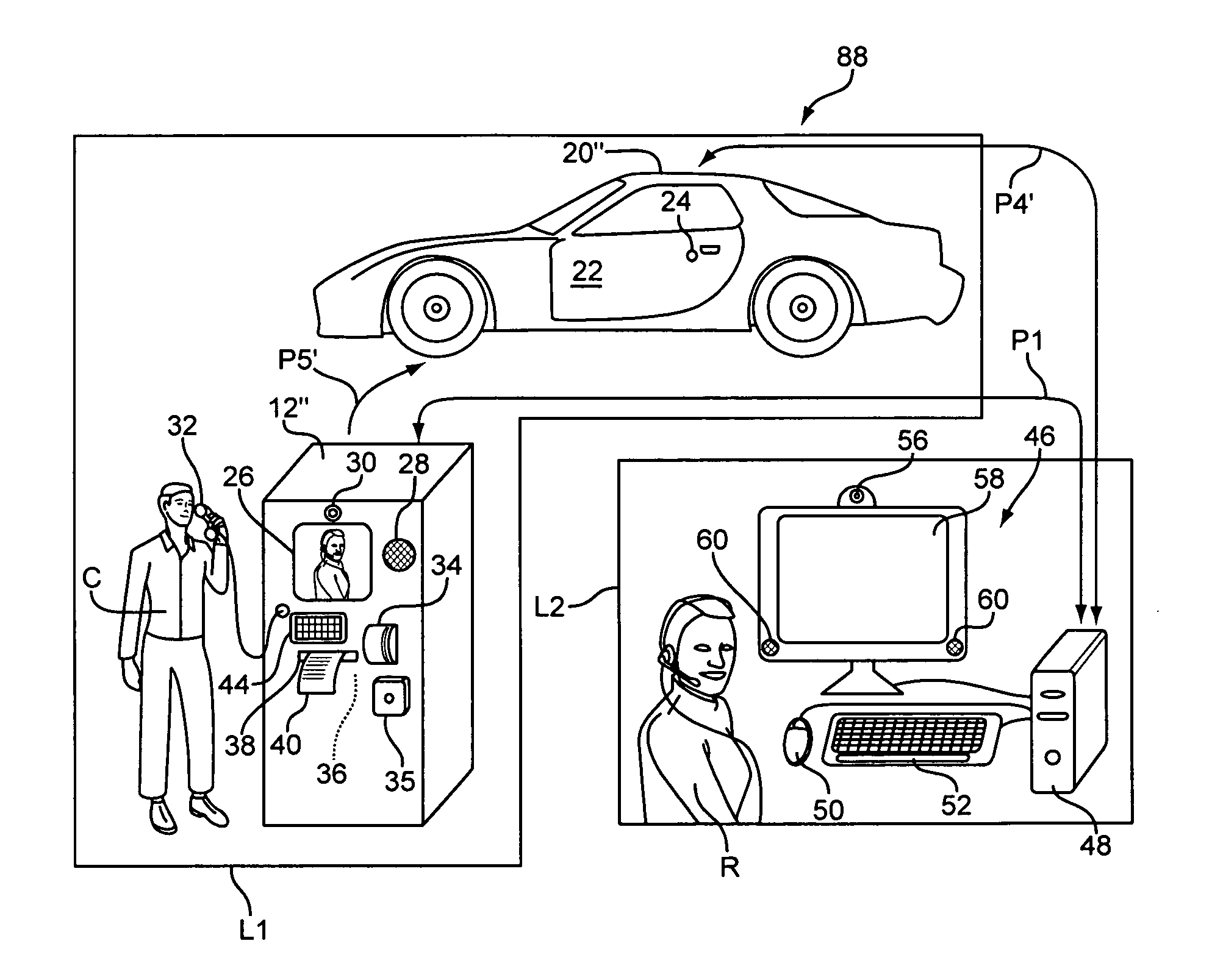 Vehicle rental system and method