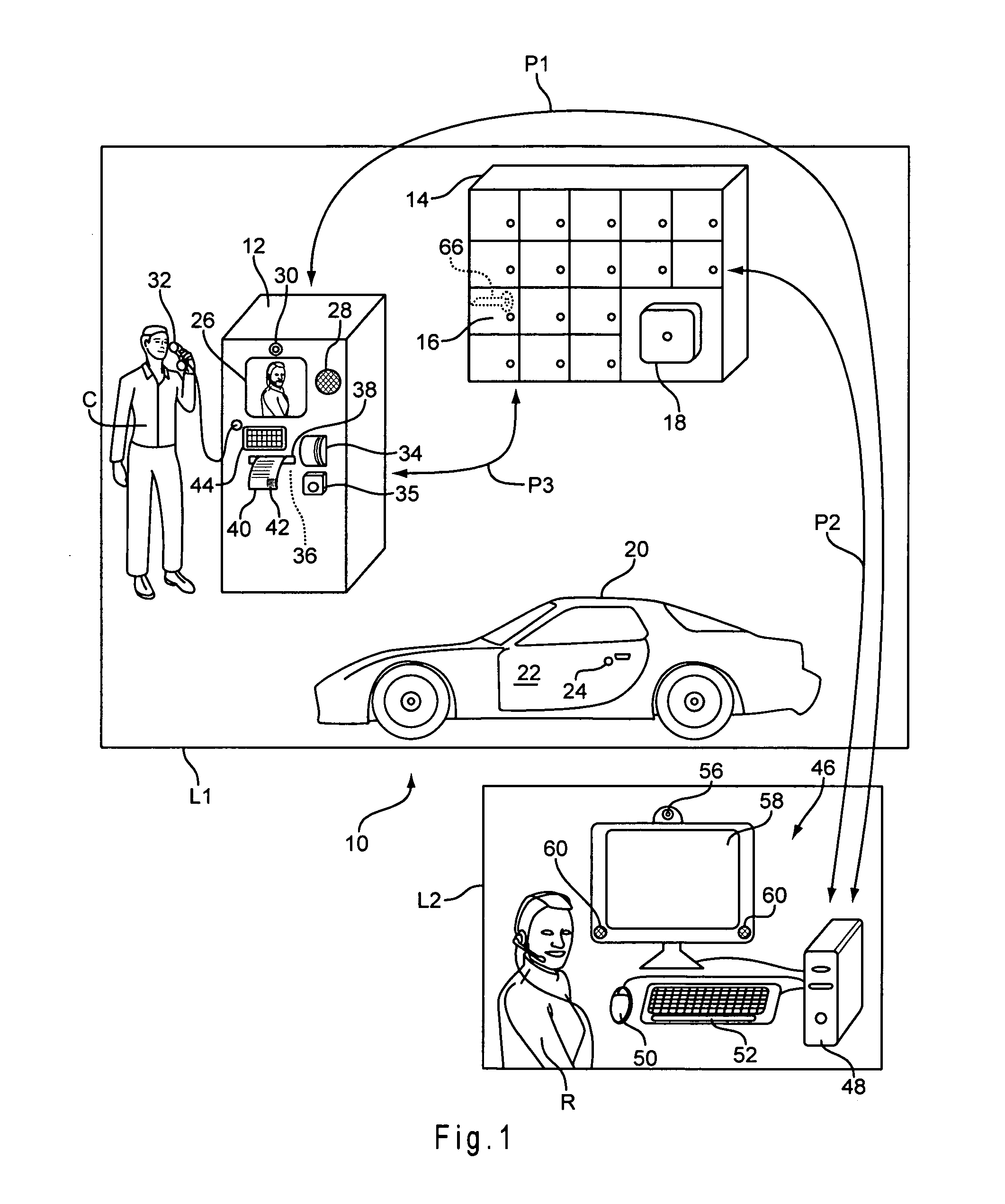 Vehicle rental system and method