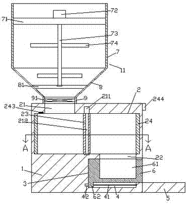 Stuffing preparation device