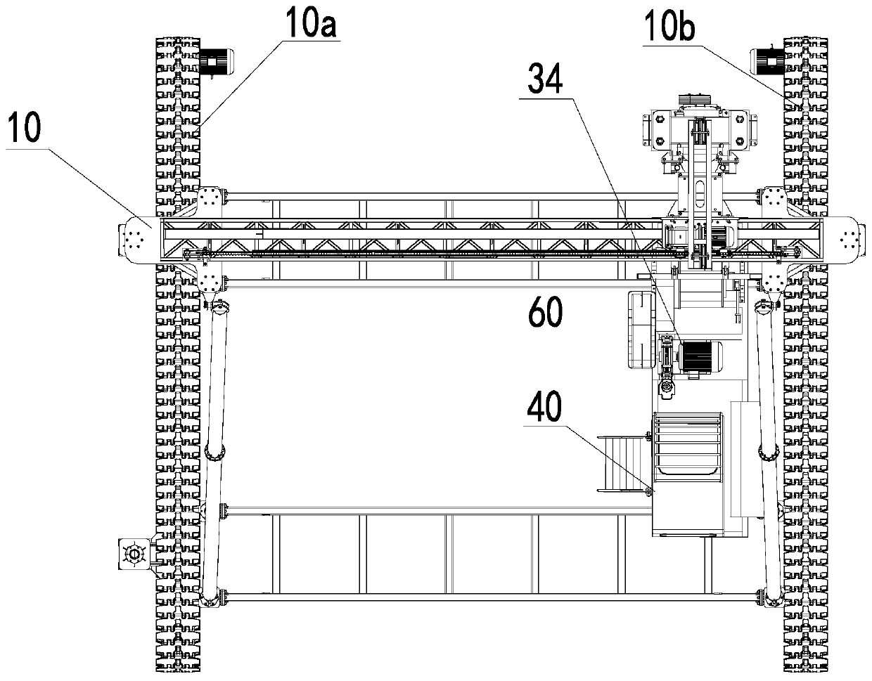 Gantry-type double-tube board inserting machine and boarding inserting method thereof